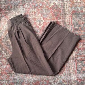 HALARA Women's Wide-Leg Pants in Brown